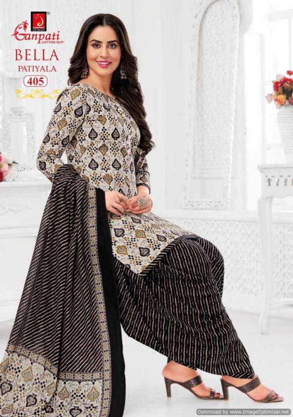 Ganpati Bella Patiyala Vol 4 Cotton Printed Dress Material